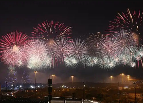 沂源县焰火晚会